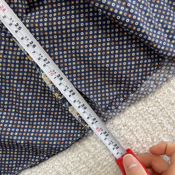 Soul of London Colorful Floral AOP Cotton Semi-Fitted Shirt Men’s XL 17.5 Dress - Picture 9 of 14